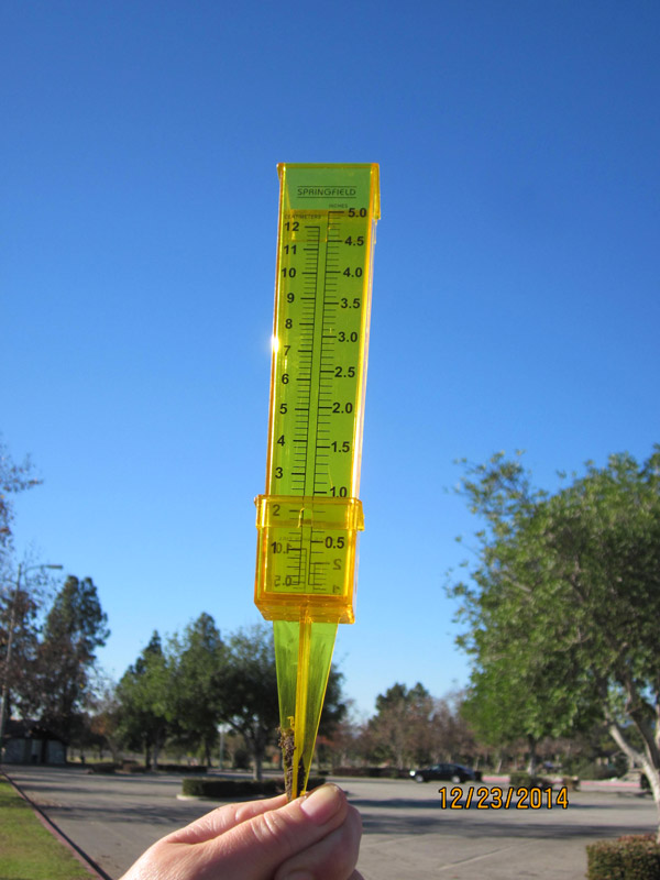 photo of sprinkler gauge.